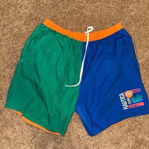 Vintage Nautica Color Block Swim Trunks Size: XL